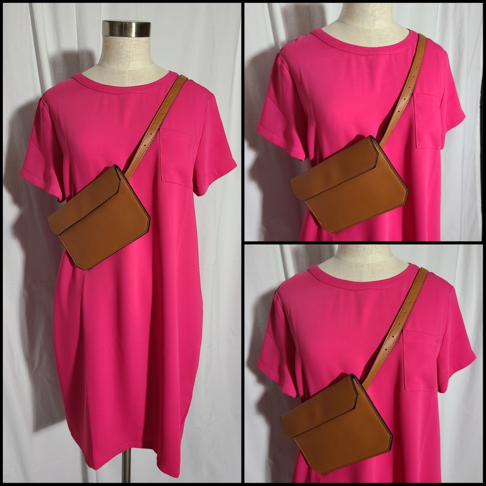Mine Dress, Hot Pink, Shift Dress, Short, Summer